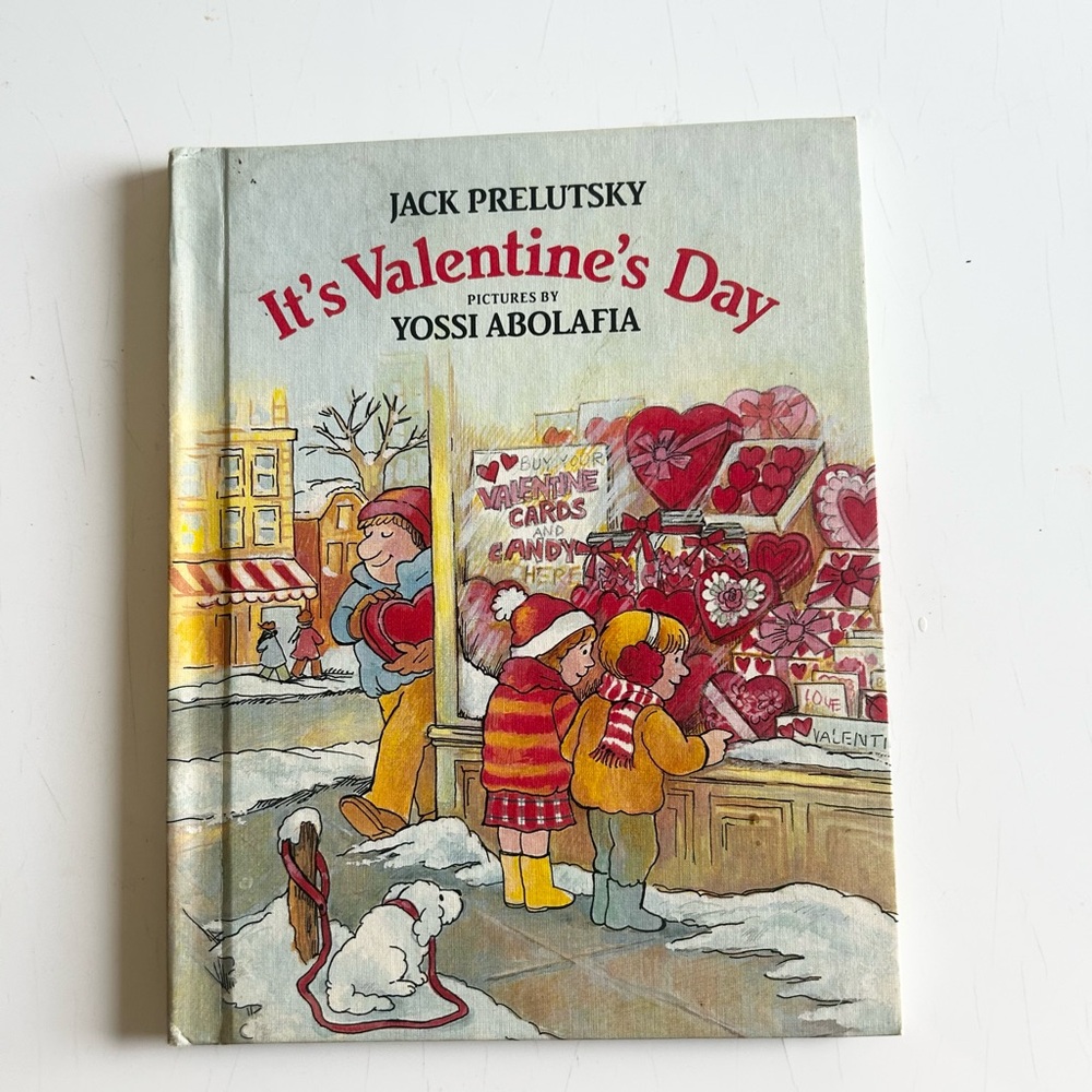 Vintage 1983 Valentine's Day Jack Prelutsky Hardcover Book Weekly Reader